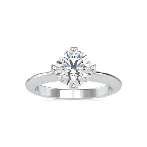 0.70cts. Solitaire Platinum Engagement Ring JL PT 0194
