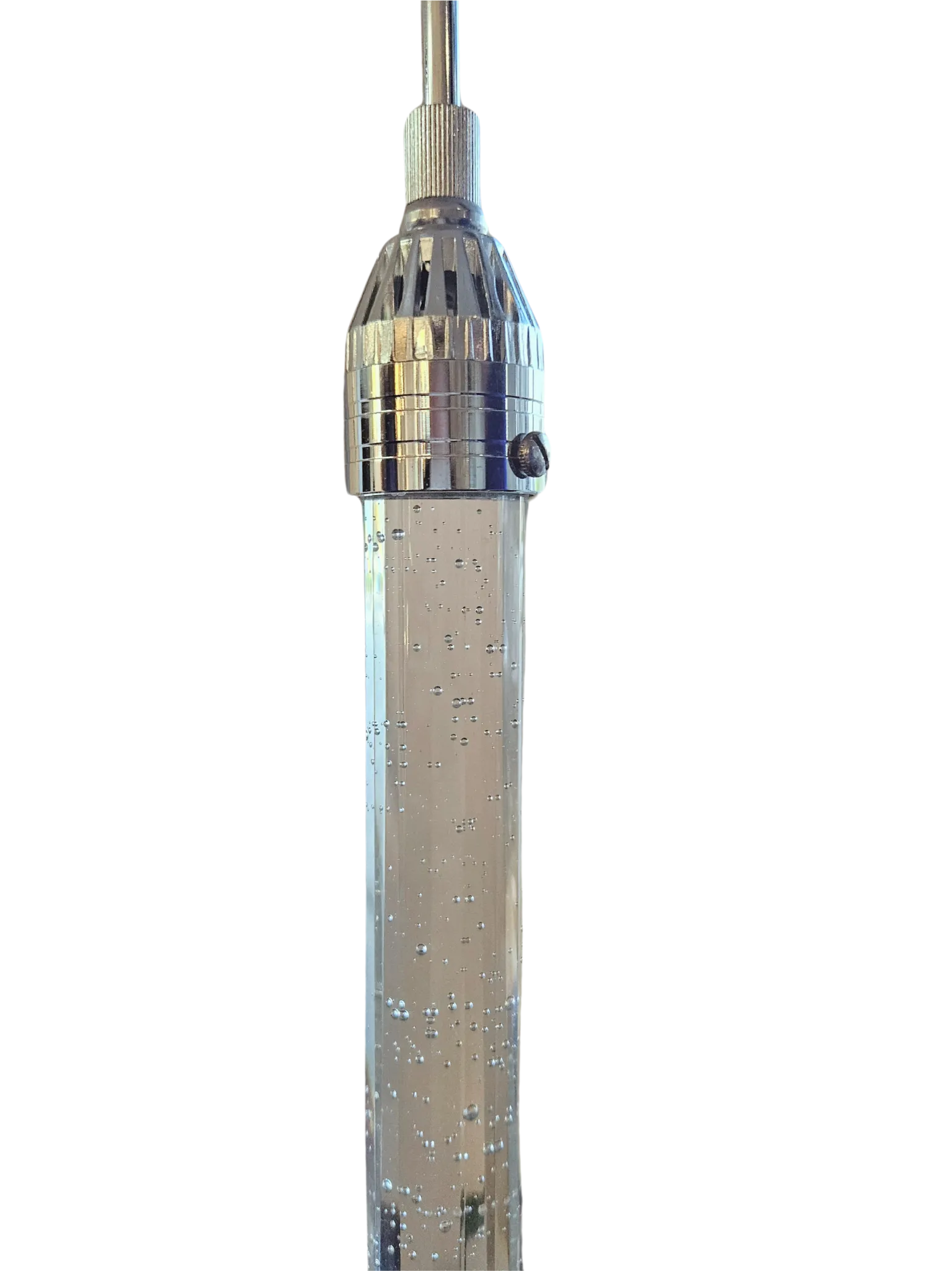 1 Light Chrome LED Pendant K9 Crystal
