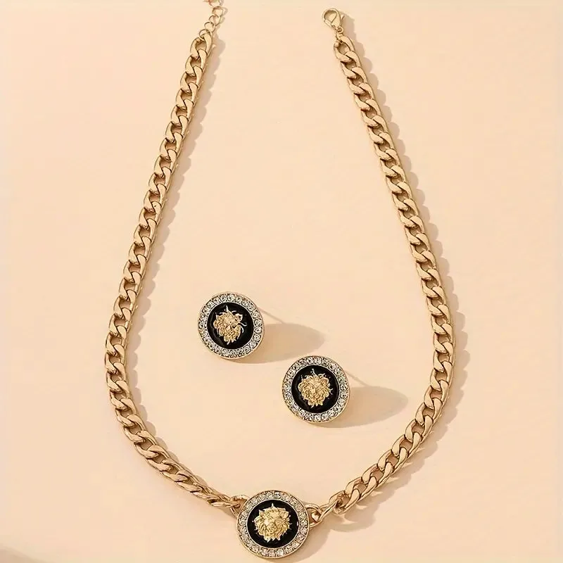 1 Pair Of Earrings   1 Necklace Stylish Jewelry Set