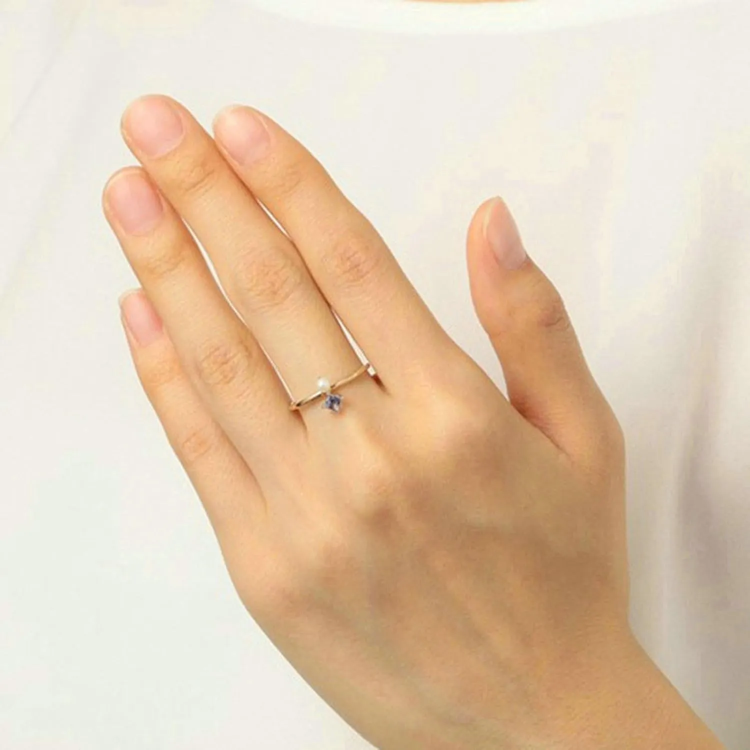 18K Yellow Gold Wedding Bands for Women Square Shape Red Ruby Wedding Bands Gold