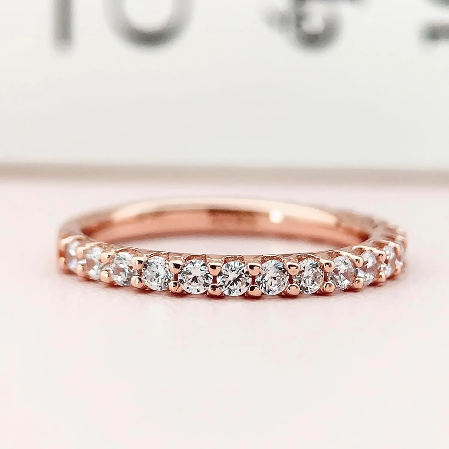 2.5mm Moissanite Wedding Bands, Moissanite Rings for Women, Eternity Bands for Women