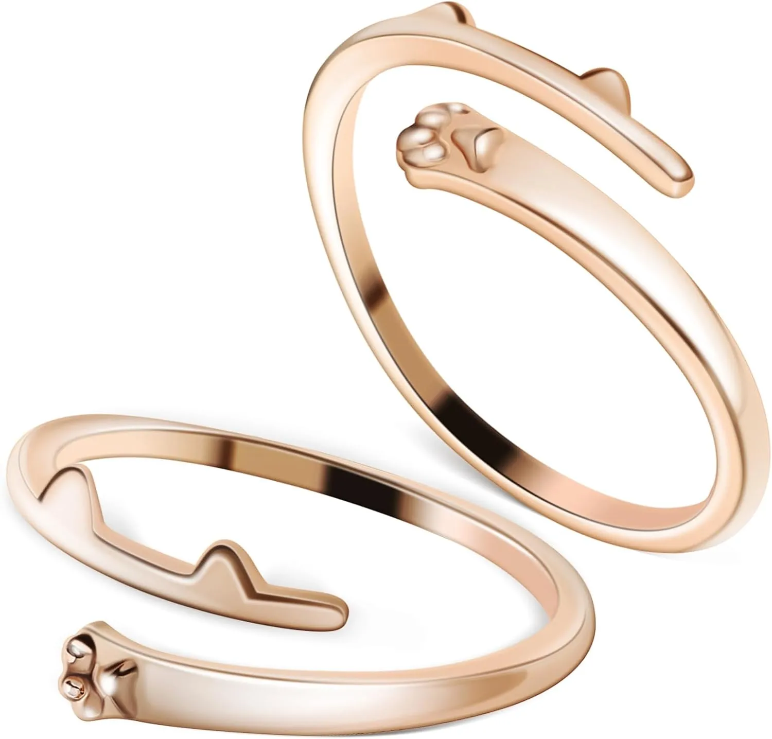 2Pcs Cat Statement for Birthdays Weddings and Special Occasions Skin Friendly Design for Daily Wear and Parties