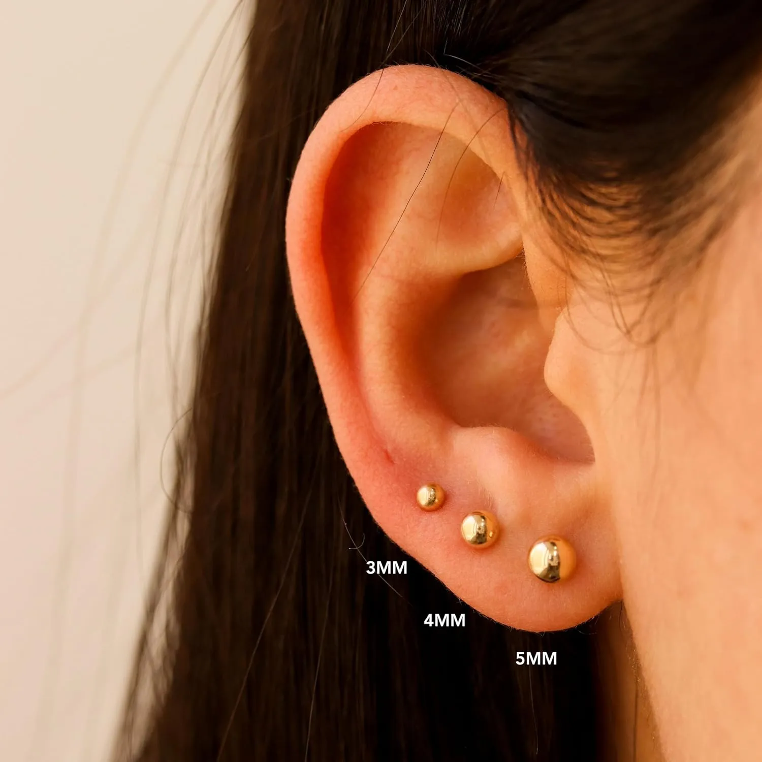 5 Pairs Gold Stud Cartilage Earrings Set for Women Trendy Hypoallergenic S925 Sterling Post for Sensitive Ears Helix,Tragus,Sung,Earlobe Earrings Sets for Multiple Piercing Jewelry Gifts