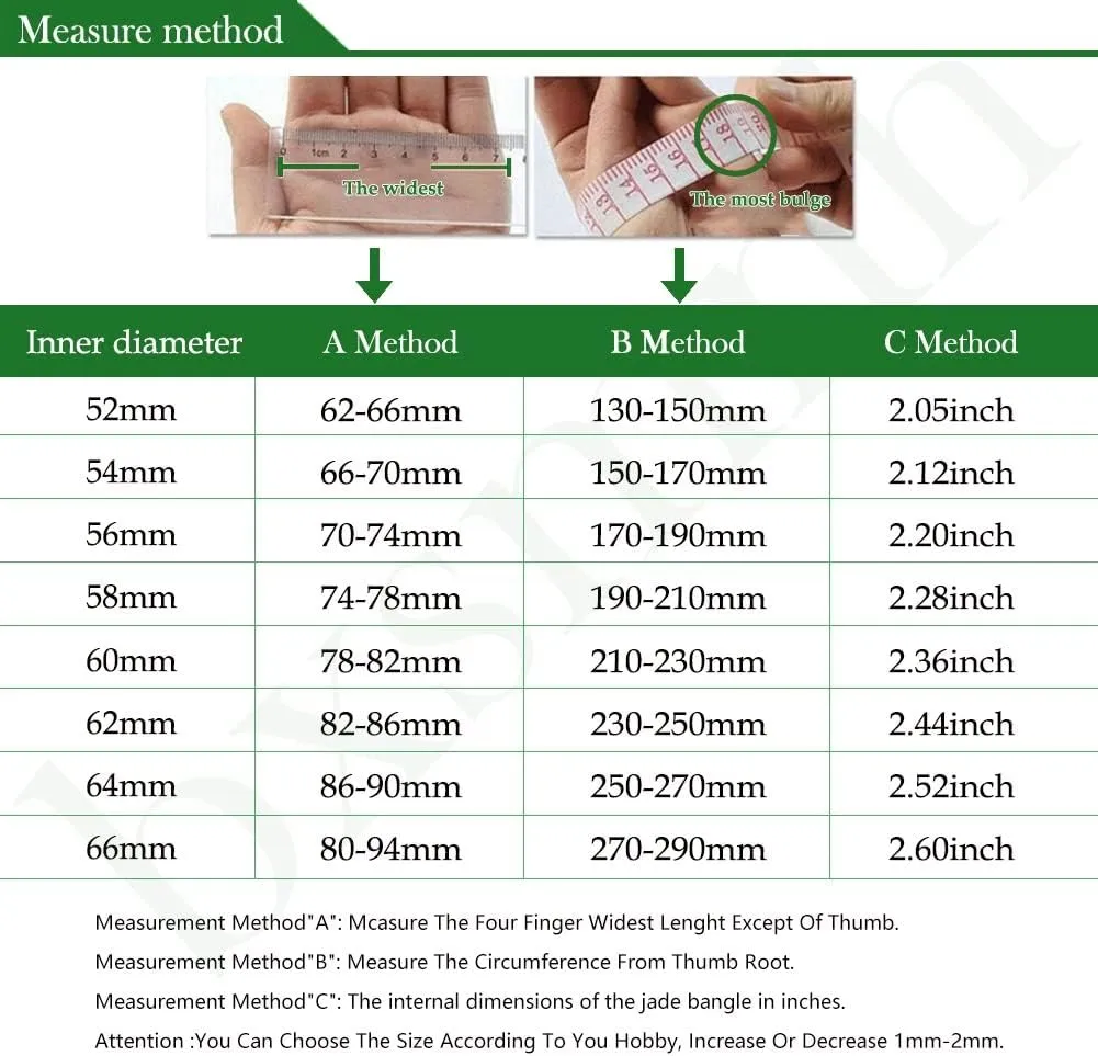 52-66mm White Jade Bangle for Women Genuine Elegant Jadeite Bracelet Jewelry with Gift Box (Color : 66mm)