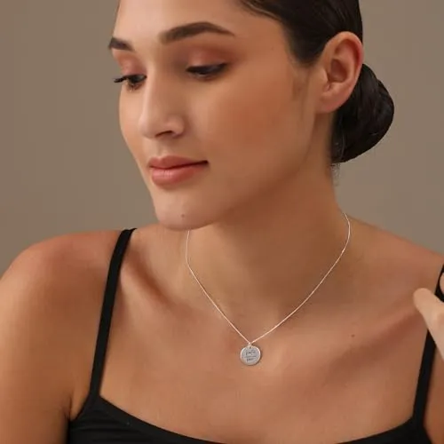 925 Sterling Silver Faith Over Fear Necklace Gift for Her Gift for Him