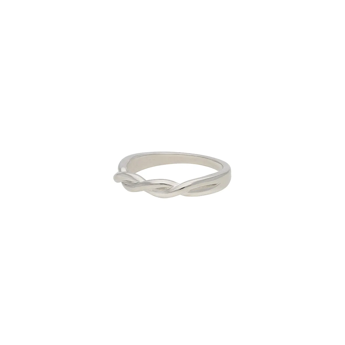 925 Sterling Silver Twisted twirl Silver Ring