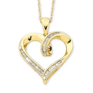 9ct Yellow Gold Diamond Pendant 0.20ct