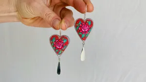 Alebrije Heart Earrings. Sterling Silver. Atelier Aadya.0042