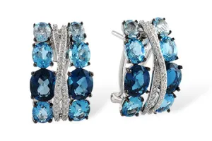 Allison Kaufman Shades of Blue Earrings