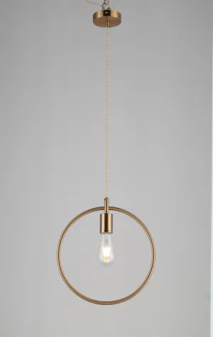 Allite Round Modern Brass Pendant Light