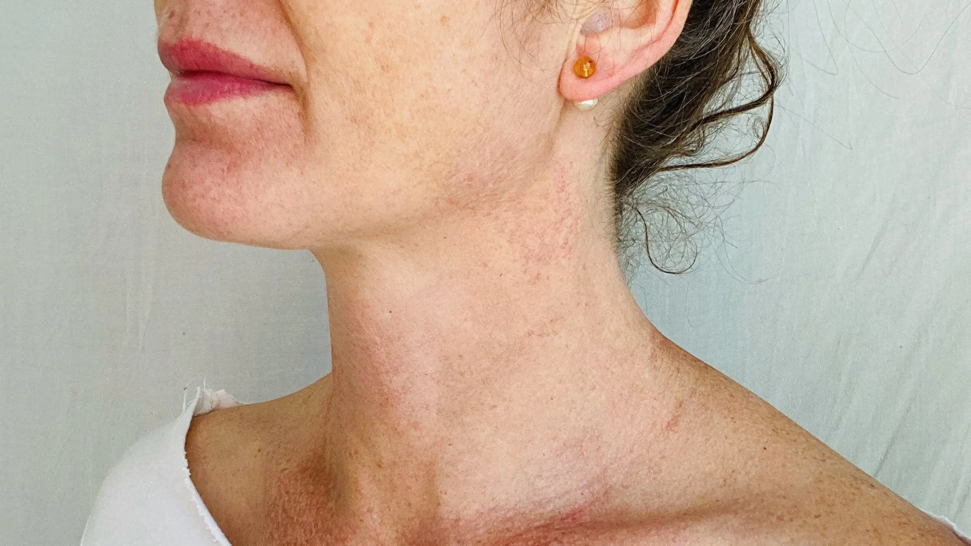 Amber Barbell Earrings. Small. Double Sided. Sterling Silver.
