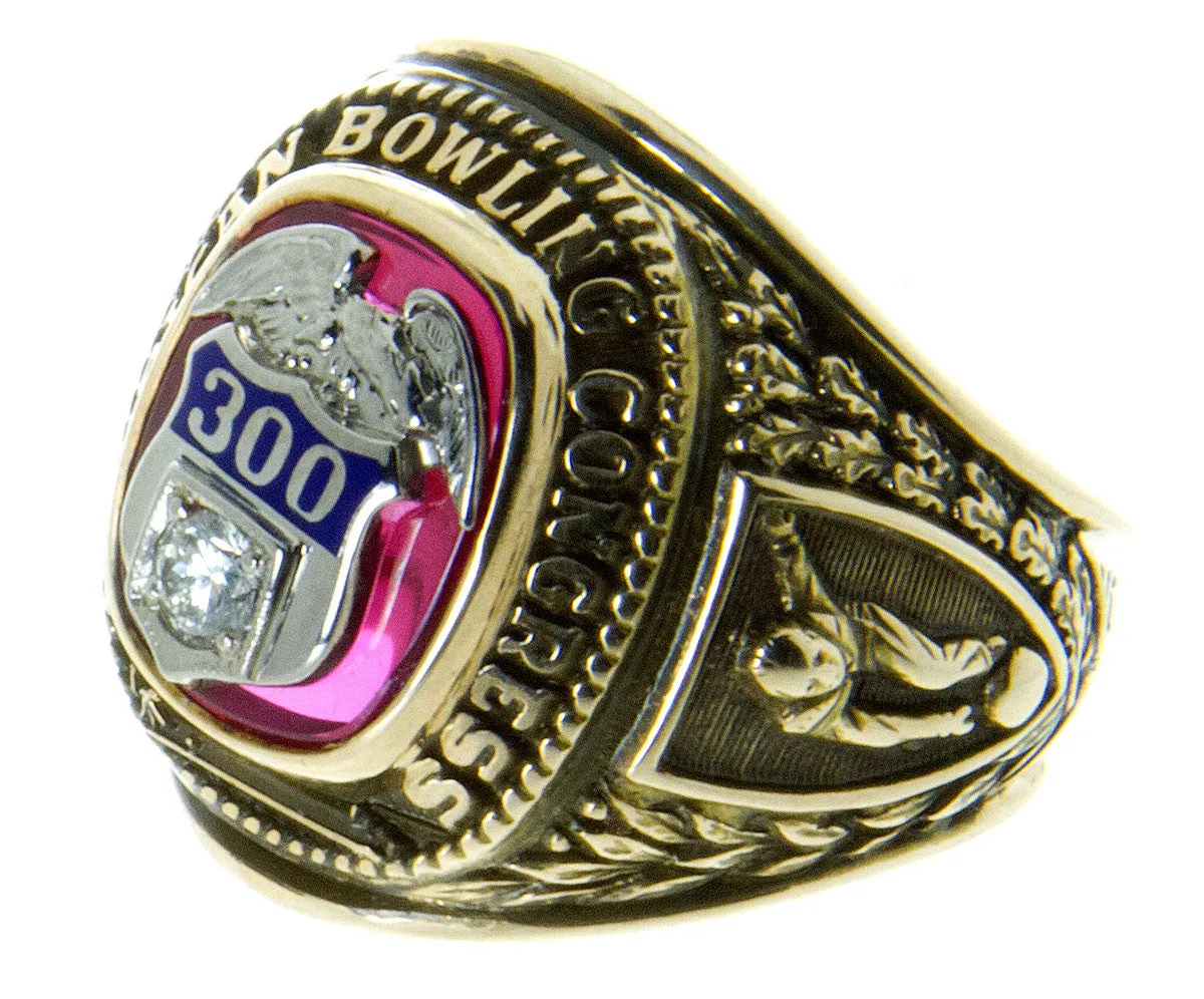American Bowling Congress 300 Game Ring