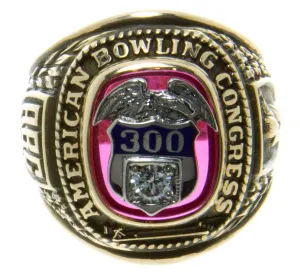 American Bowling Congress 300 Game Ring