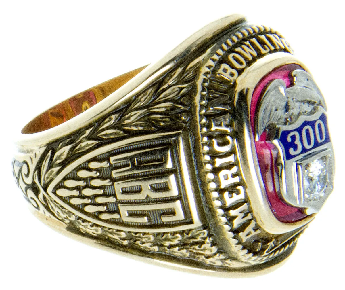 American Bowling Congress 300 Game Ring