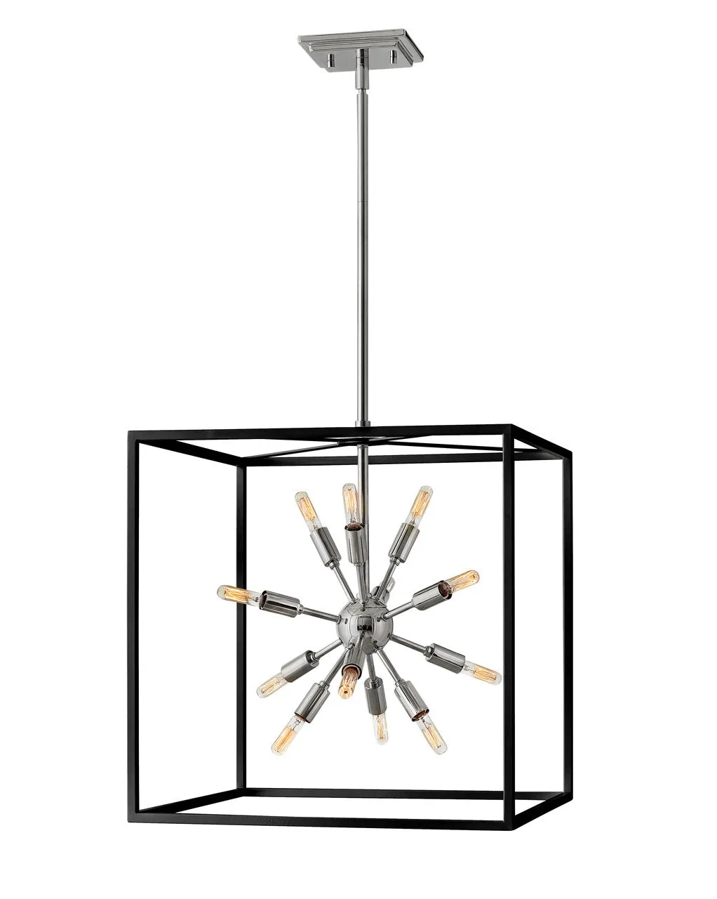 Aros LED Chandelier in Black