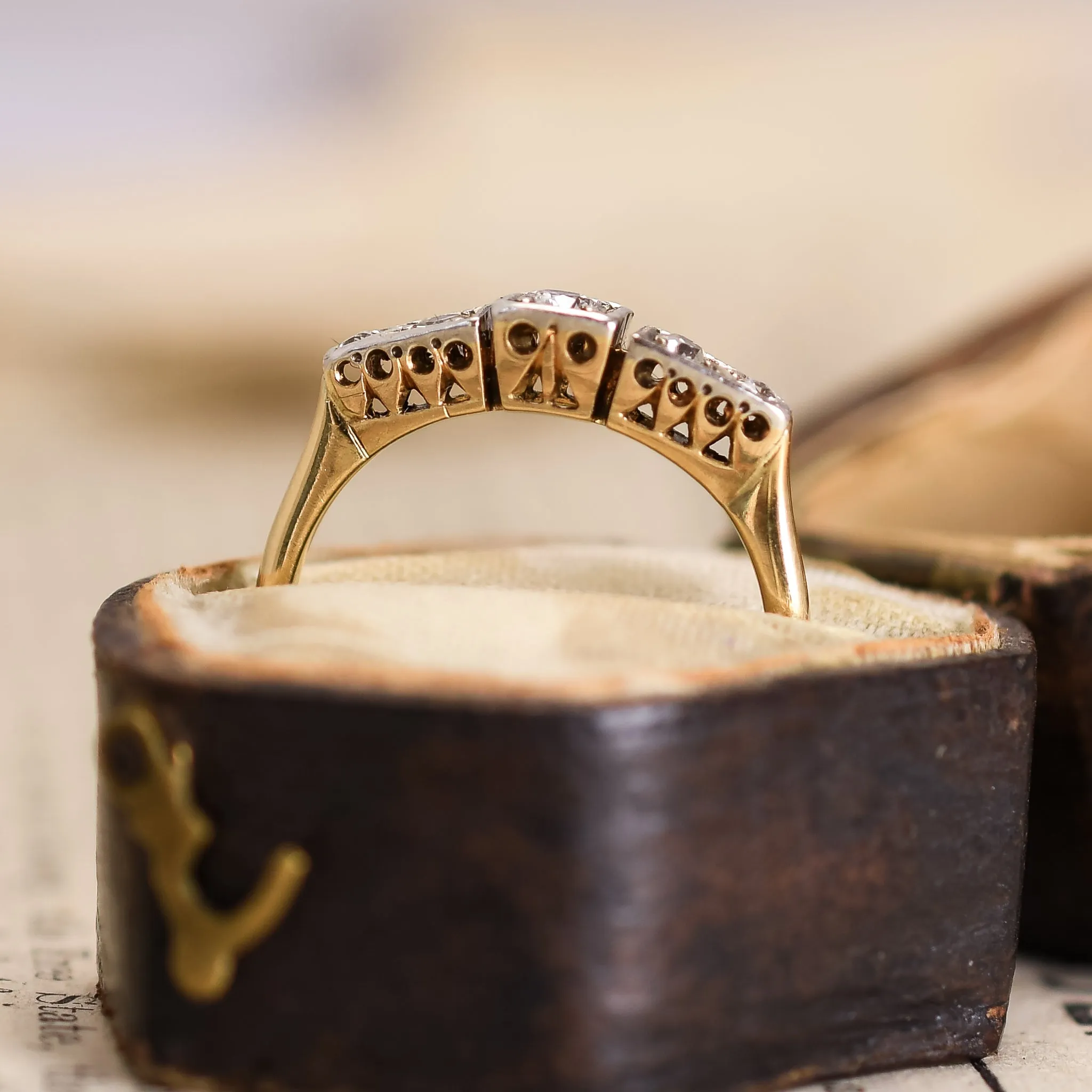 Art Deco 5-Stone Diamond Ring