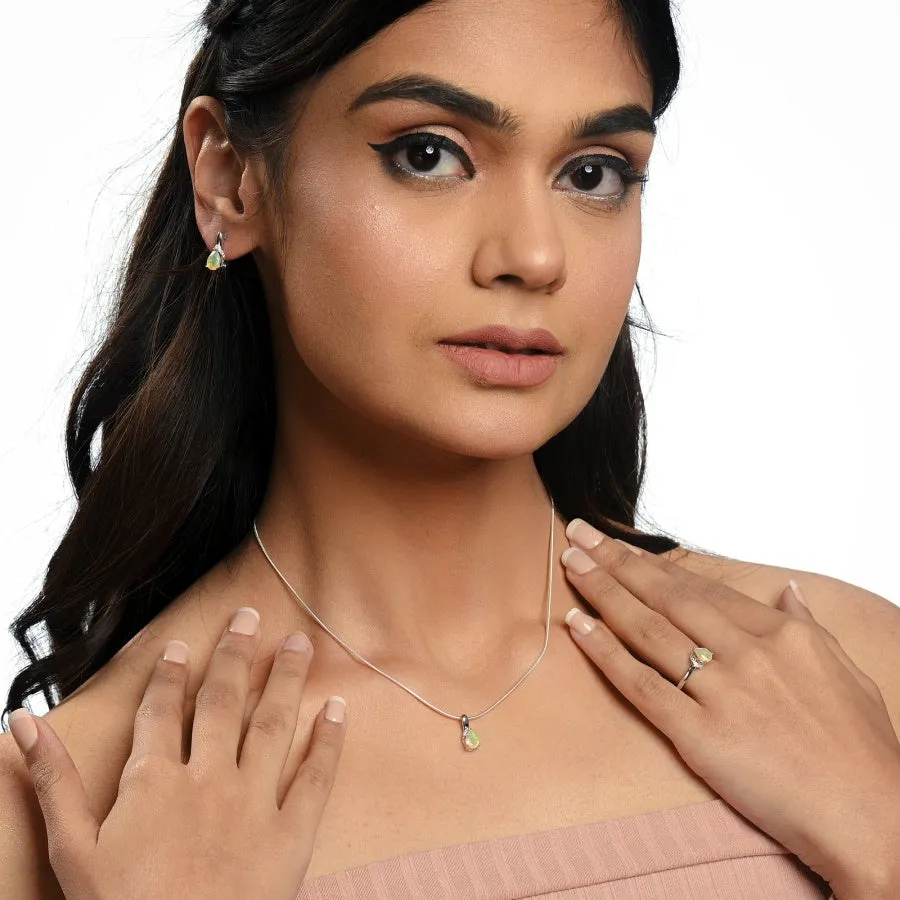 Art-Deco Swirl Design Set for Women