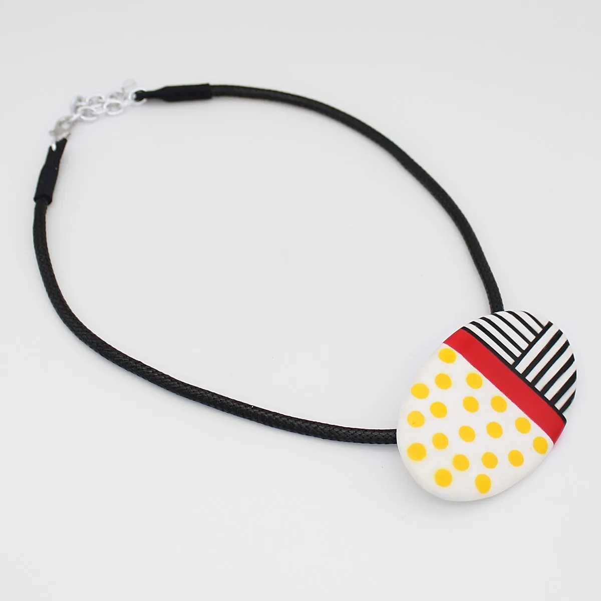 Artisanal Oval Statement Necklace