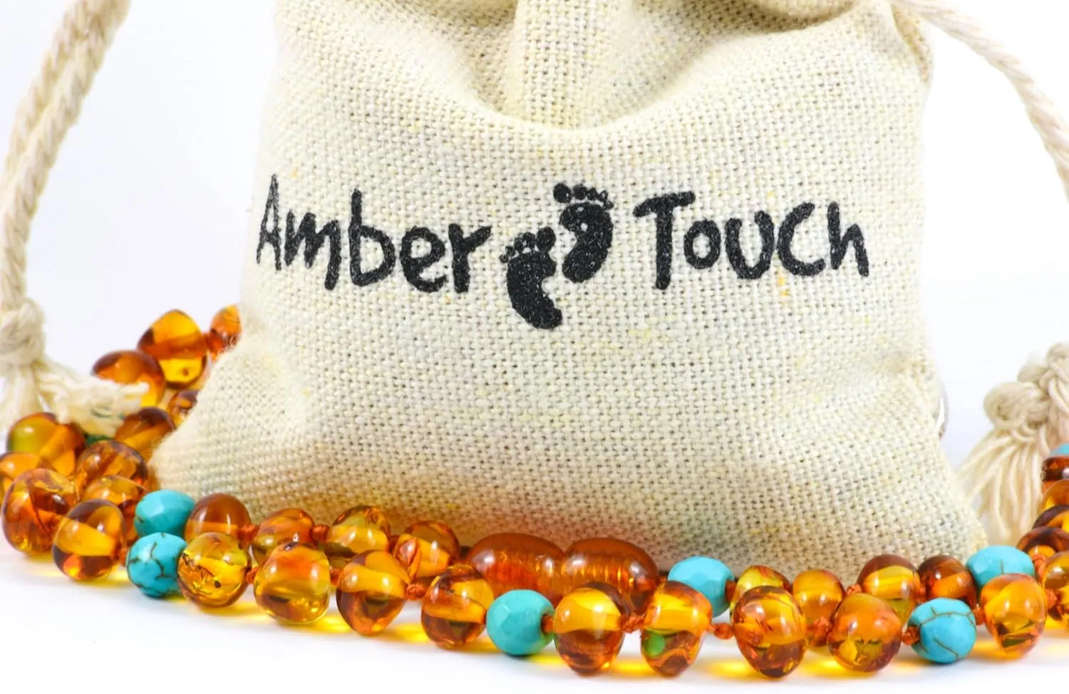 Baltic Amber Necklace and Amber Bracelet - Natural Amber from Baltic Region (13in. and 5.5in.)