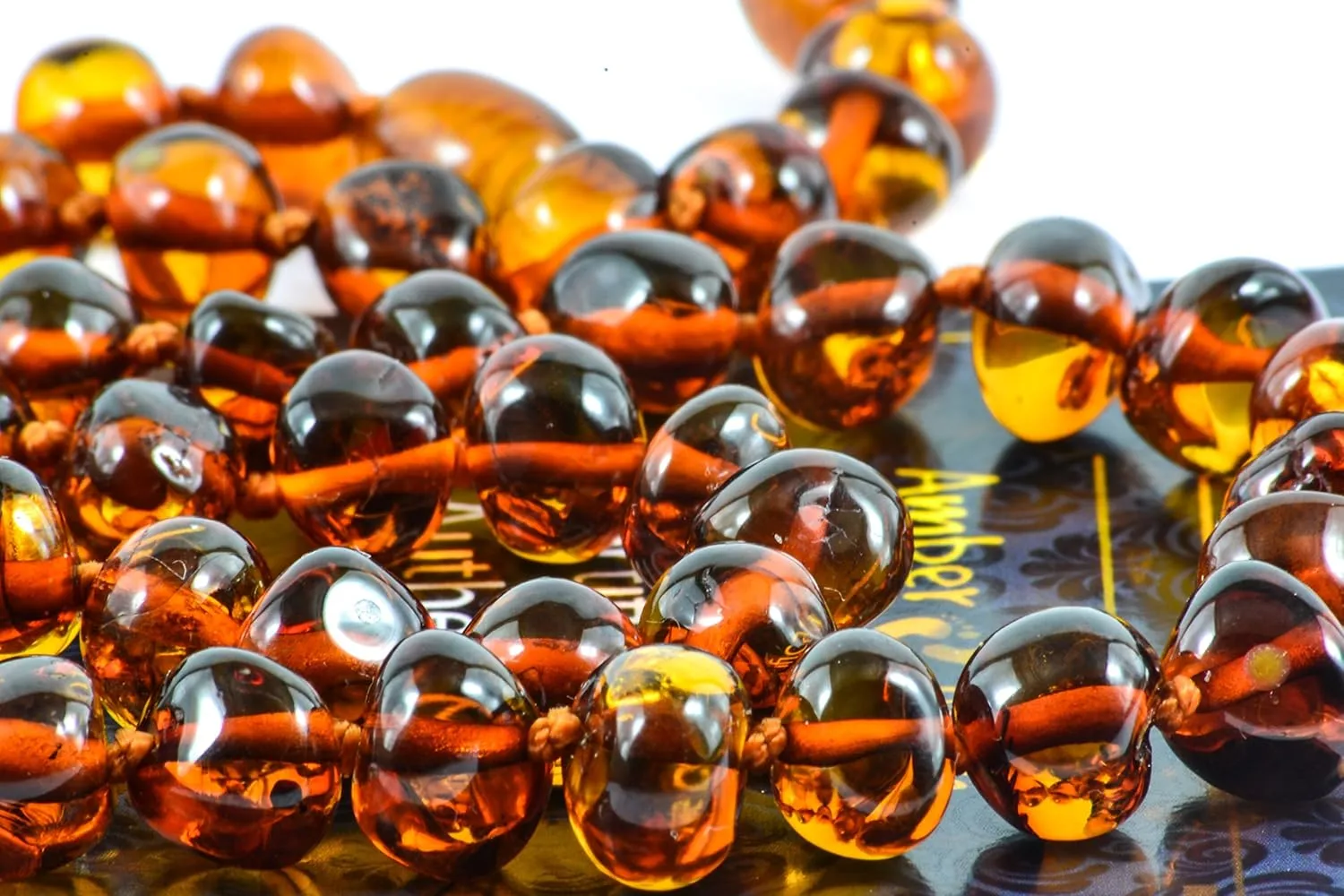 Baltic Amber Necklace for Adult - Natural Amber from Baltic Region, Genuine Baltic Amber