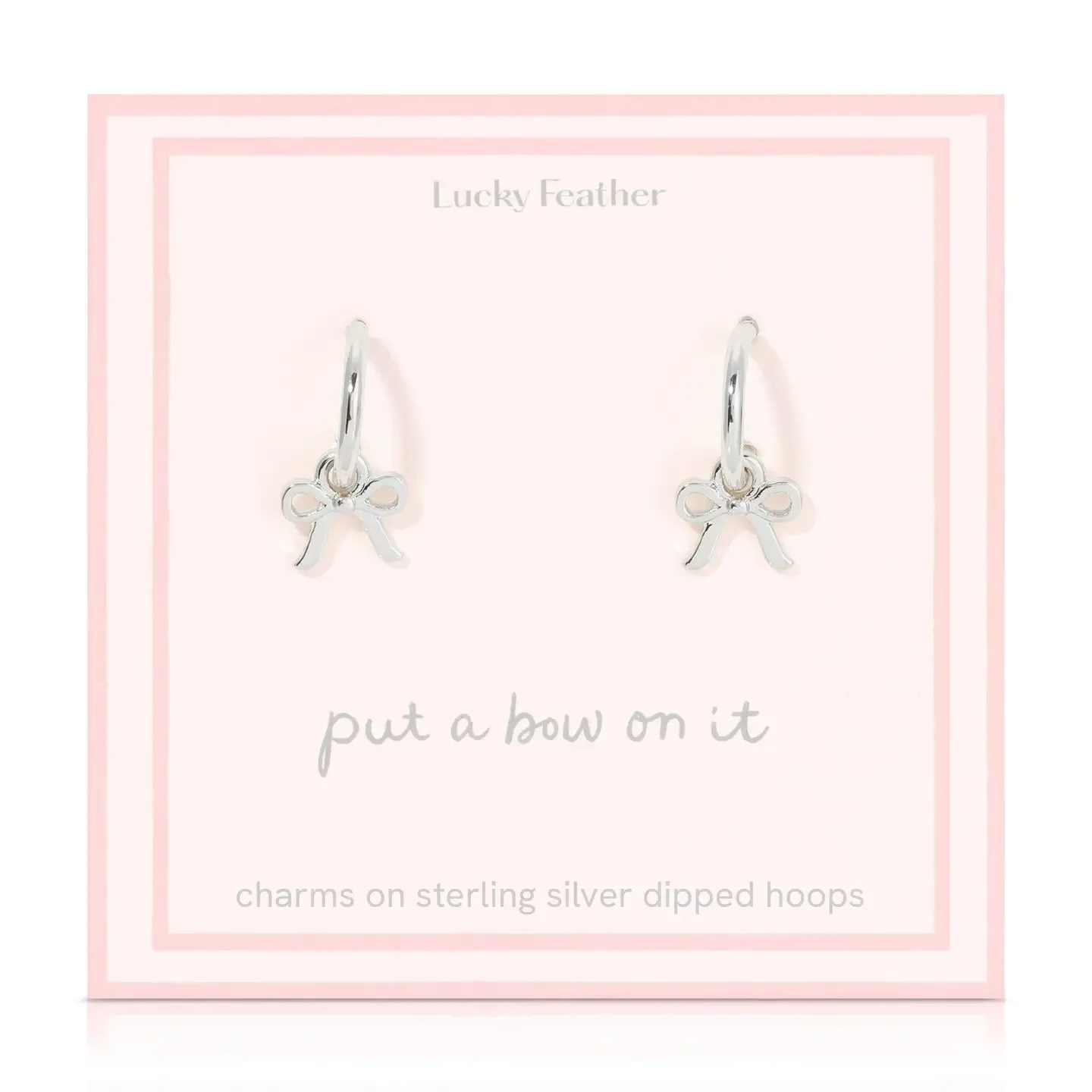 Beautiful Bows Earrings - Silver