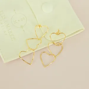 Cascading Hearts Earrings