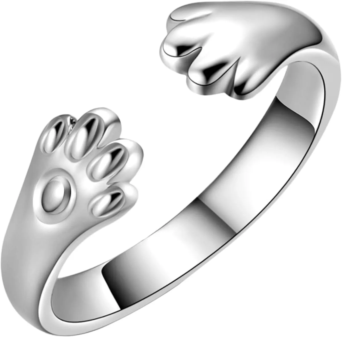 Cat Open for Women Adjustable Novelty Finger Stylish Decor for Teens Comfortable Unique Design for Any Occasion