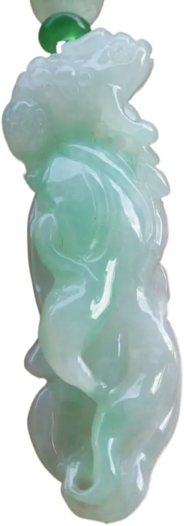 Certified Green A Jade jadeite Pendant Frog Toad Ginseng ??? 696325 AS