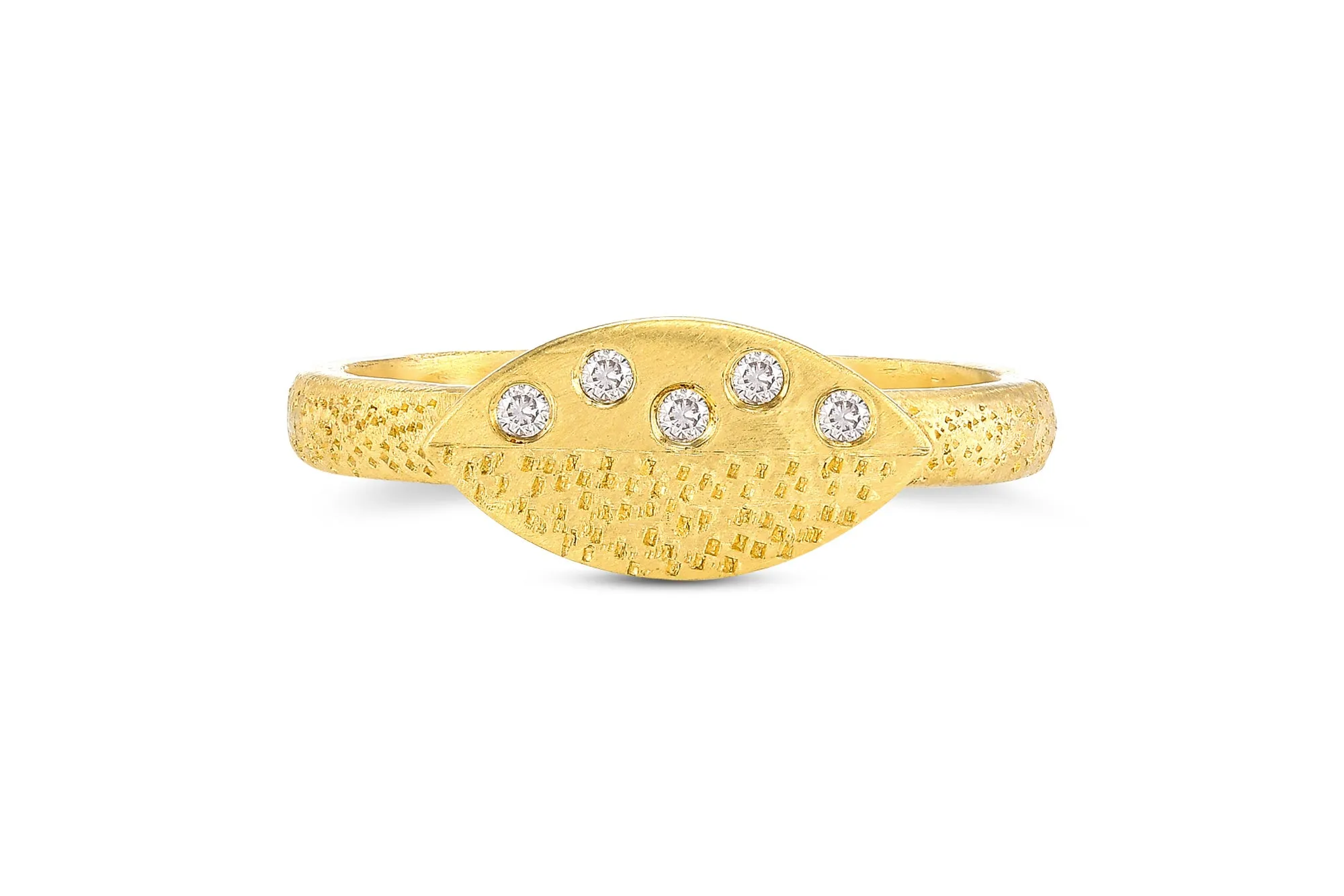 Champagne Diamond Engagement Ring, Marquise Shape Ring