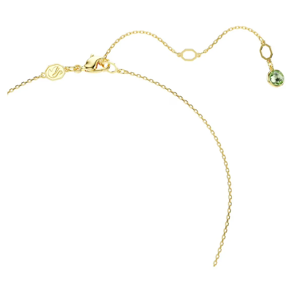 Chroma Multicoloured Cusion Cut Gold Pendant