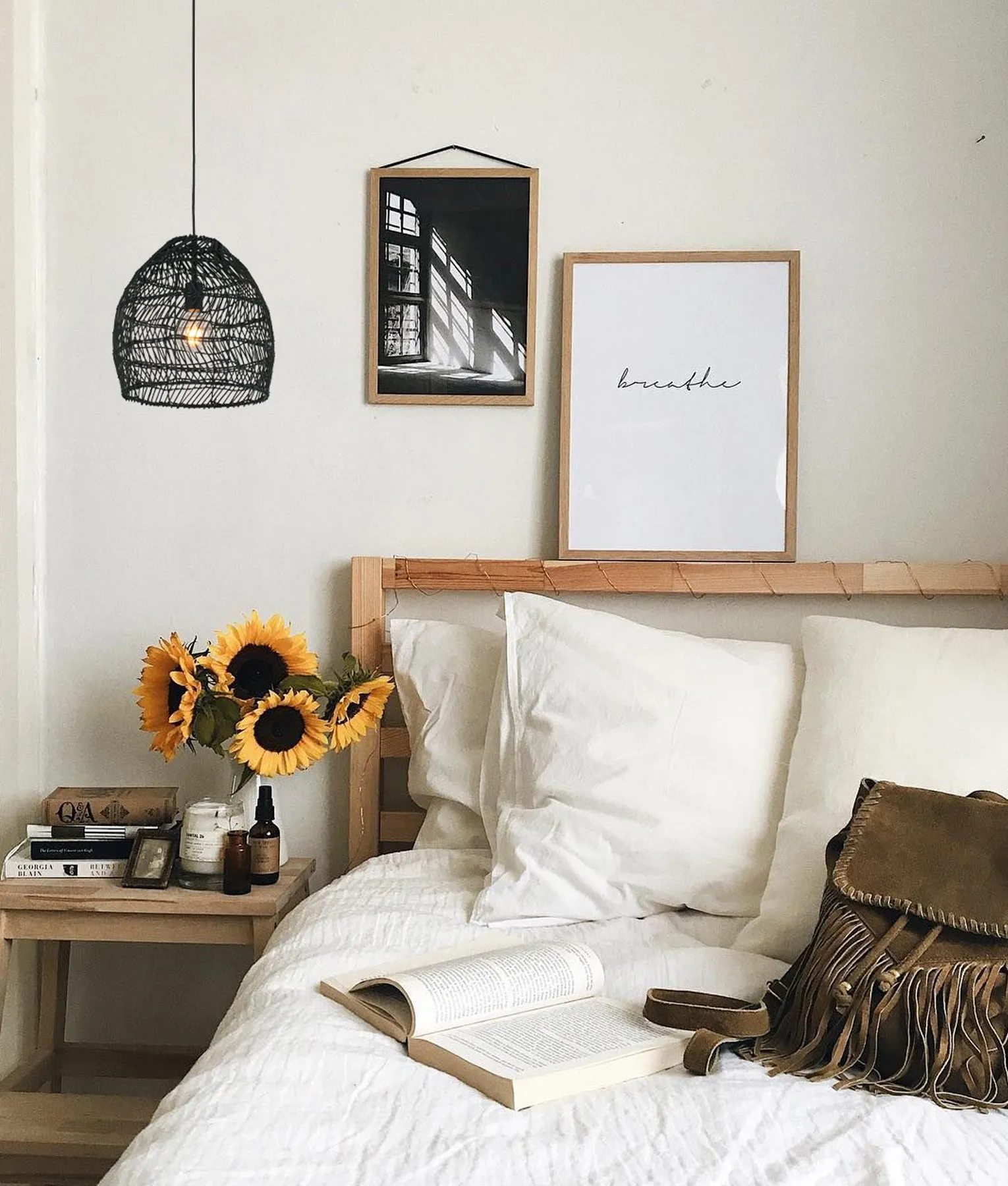 CLA COUP Rattan Ellipse Pendant Light