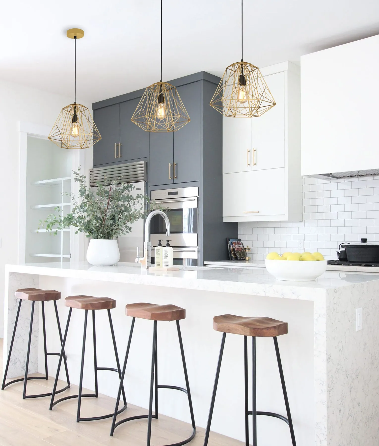 CLA MARTE Interior Iron Cage Pendant Lights