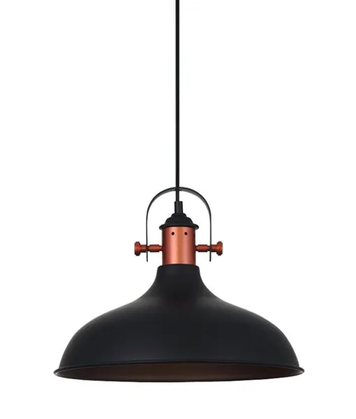 CLA NARVIK Dome with Copper Highlight Pendant Lights