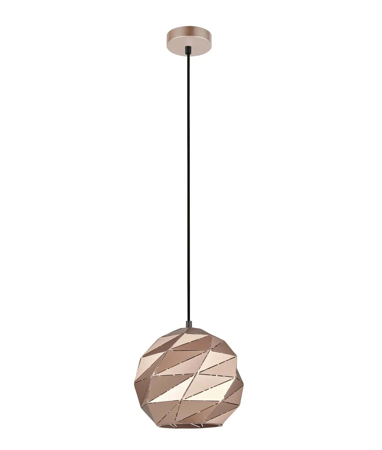CLA ORIGAMI Interior Dome Carved Iron Pendant Lights