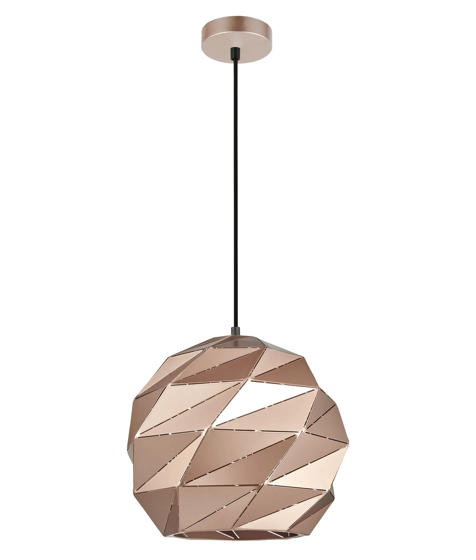 CLA ORIGAMI Interior Dome Carved Iron Pendant Lights