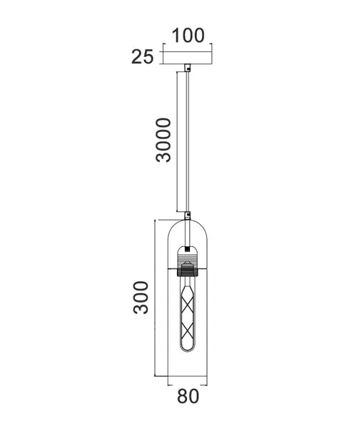 CLA PASTILLE Interior Round Top Cylinder Pendant Lights