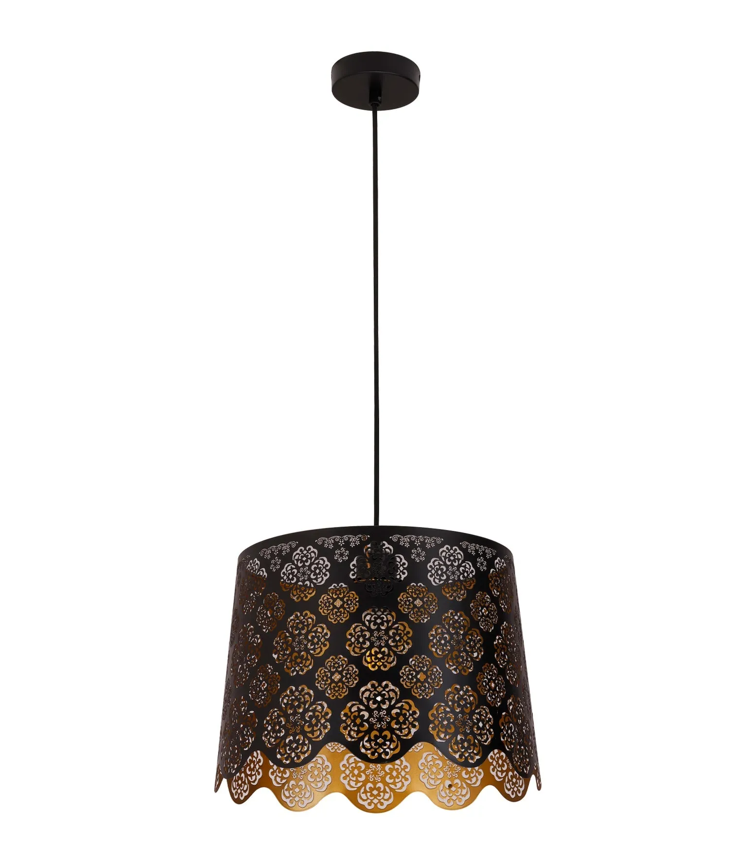 CLA PENSHADE Interior Slanted with Laser Cut with Flower Pattern Pendant Lights