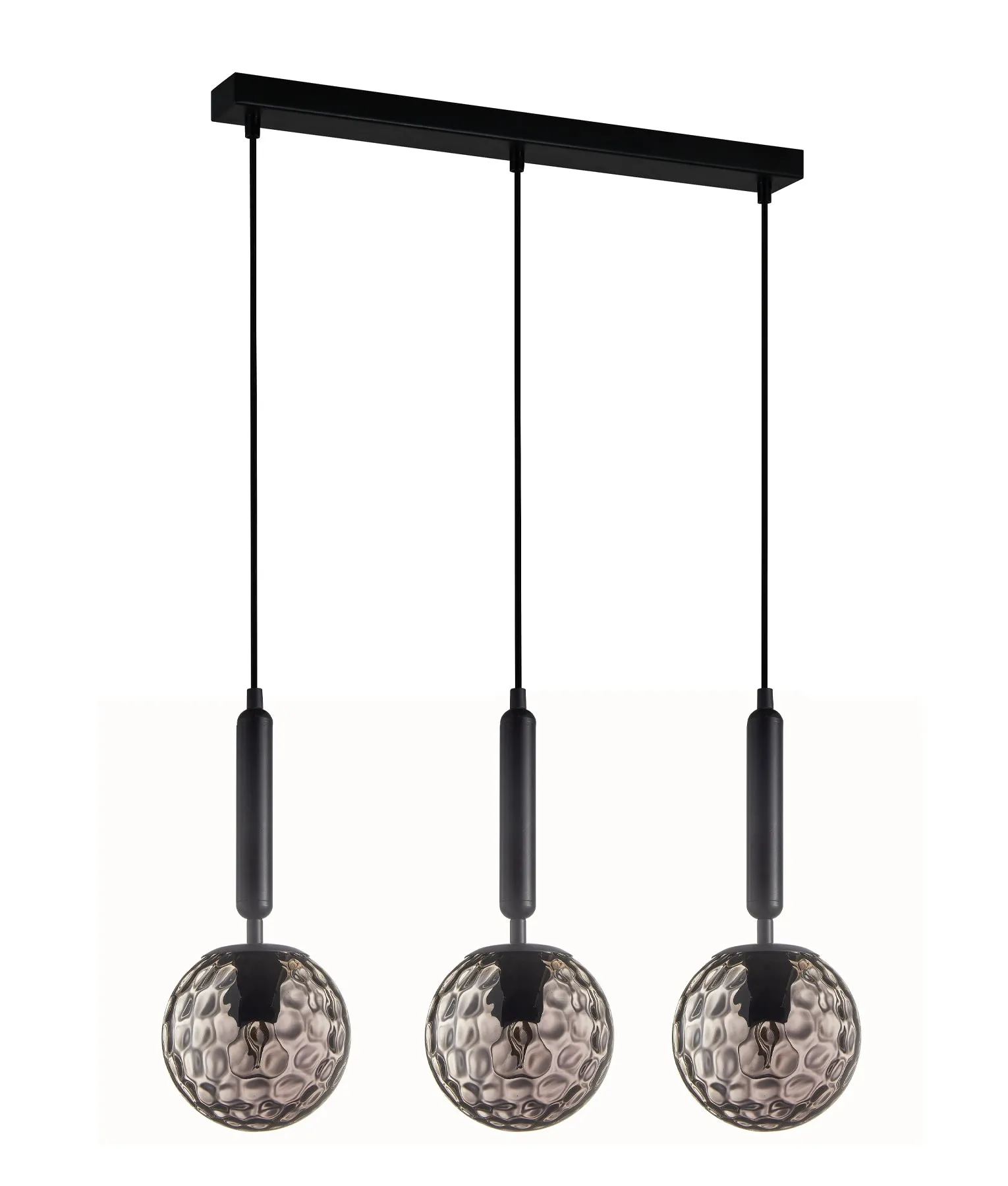 CLA TRATTINO Interior 3 Light Bar Spherical Glass Pendant