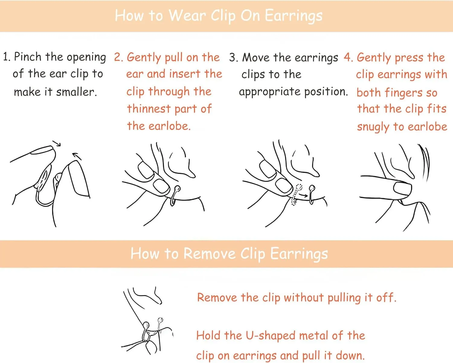 Clip On Earrings Women Earrings Silver Plated Hypoallergenic Earrings Non Pierced Clip On Earrings Women Dangle