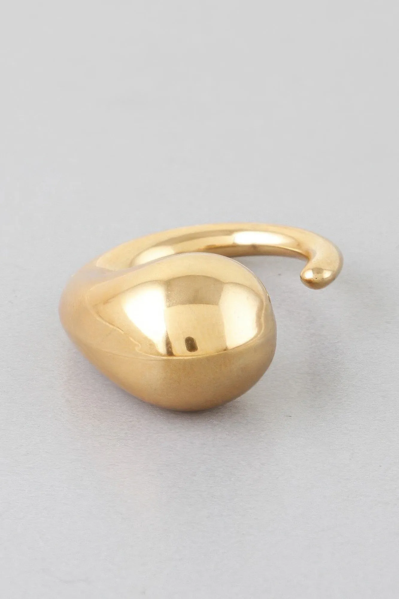 Comma Shaped Statement Ring