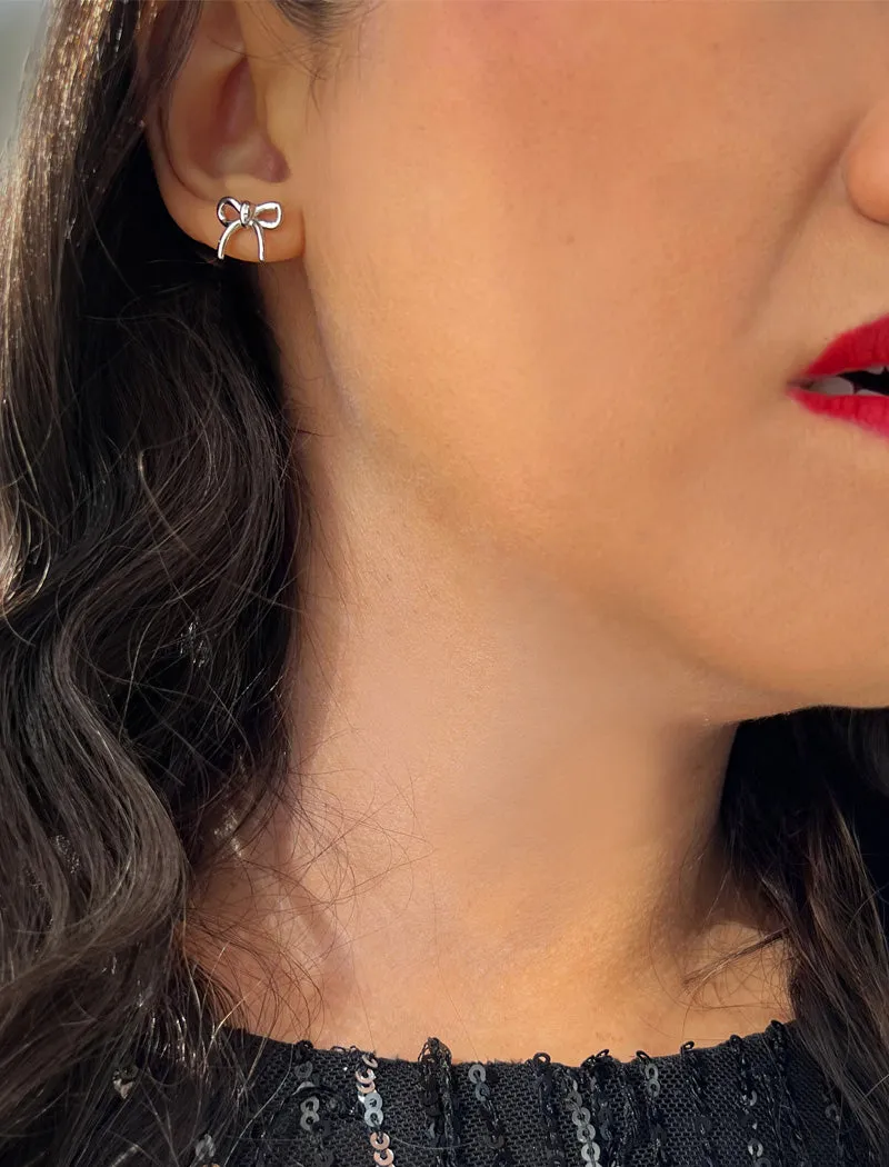 COQUETTE BOW Earrings | Sterling Silver