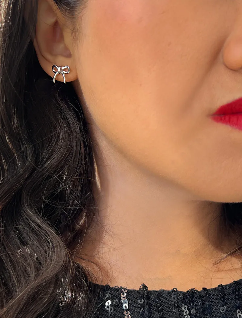 COQUETTE BOW Earrings | Sterling Silver