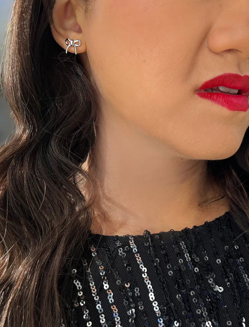 COQUETTE BOW Earrings | Sterling Silver