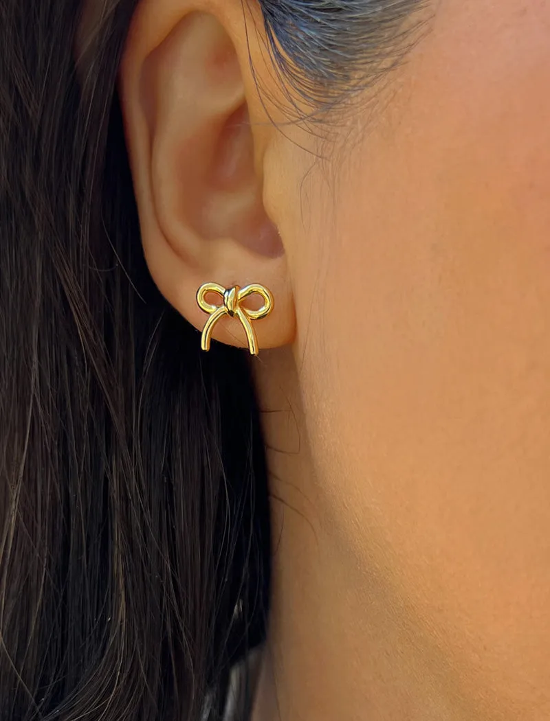 COQUETTE BOW Earrings | Sterling Silver