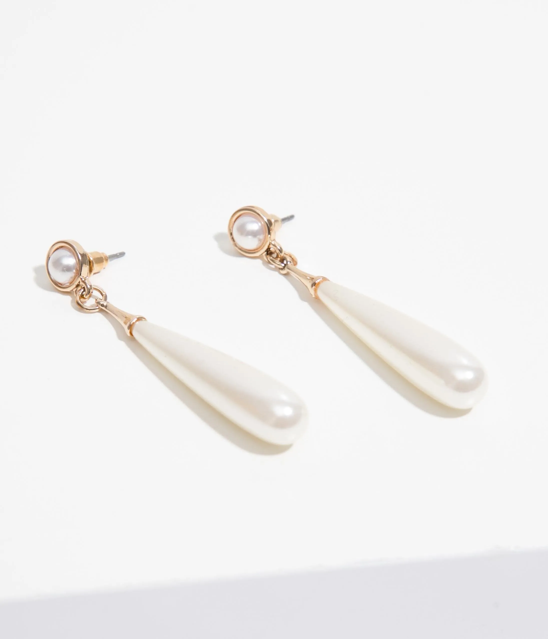 Deco Style Pearl Drop Earrings