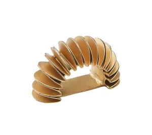 Demilune Napkin Ring in Gold