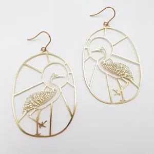 DENZ Brolgas in gold