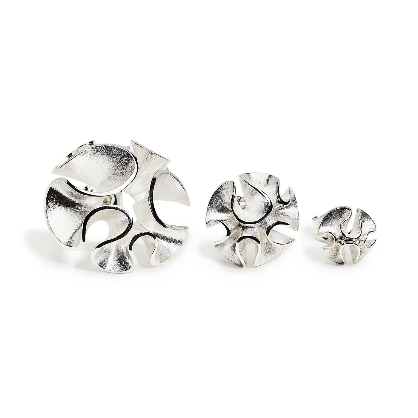 Dione silver earrings XL
