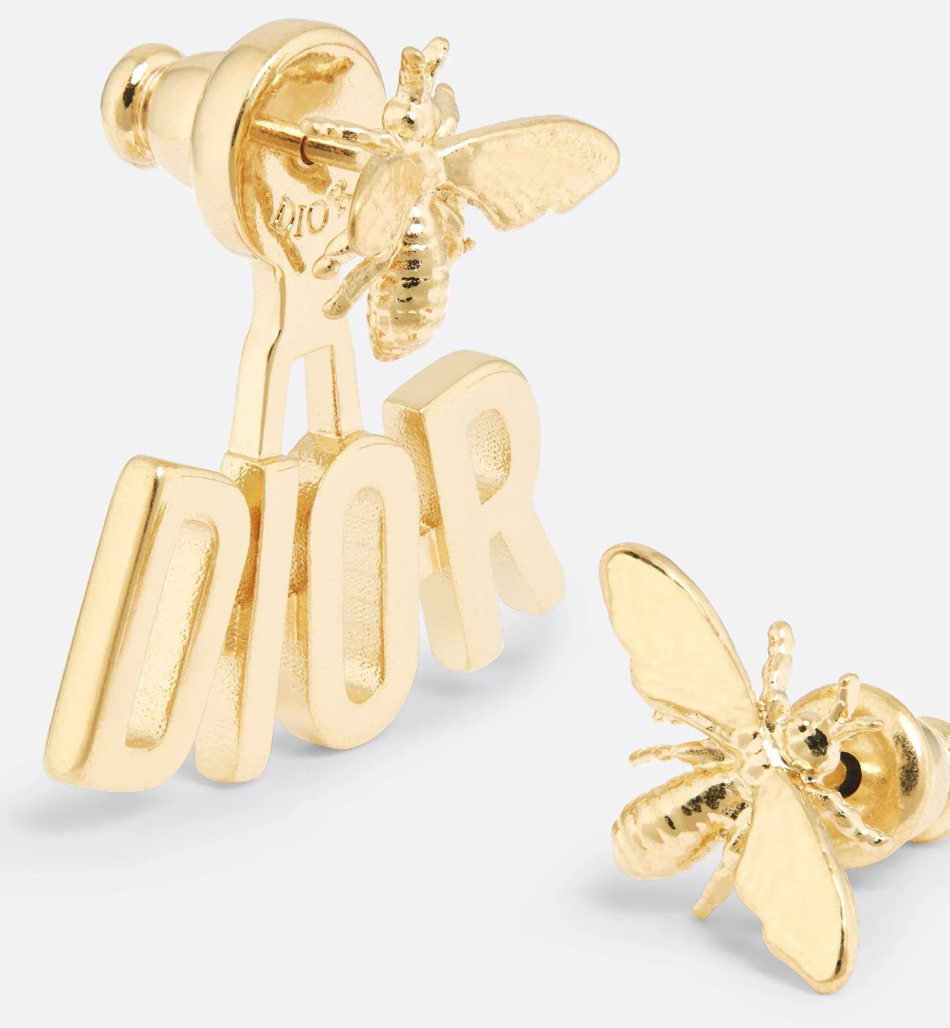 Dio(R)Evolution Earrings Gold-Finish Metal