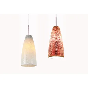 Duomo Crackled Glass Pendant by VM Lighting